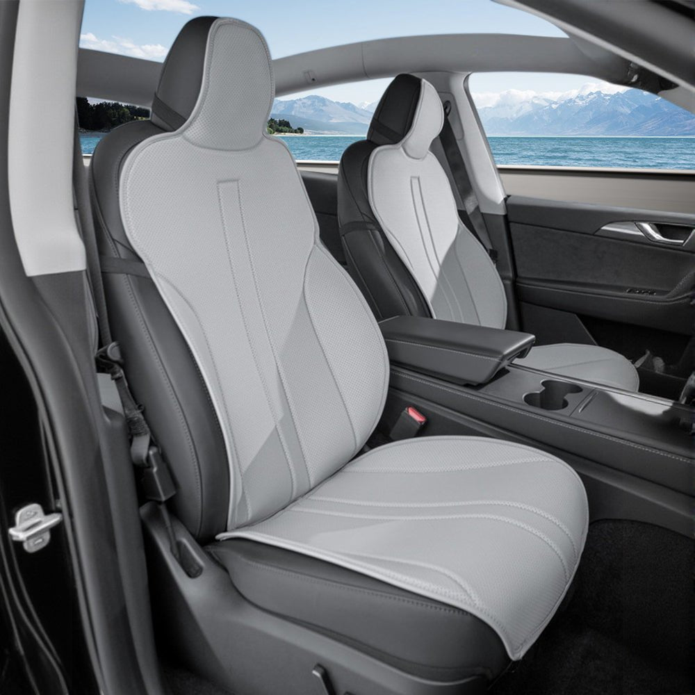 All Season Nappa Leather Seat Cover for Tesla Model 3/Y