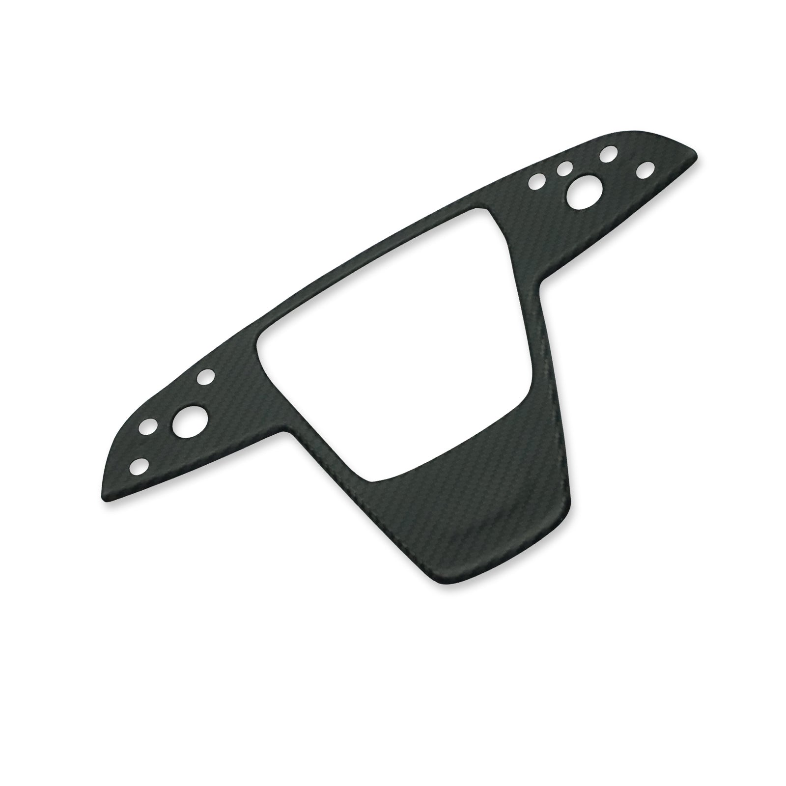 Carbon Fiber Yoke Steering Wheel Trim Panel Cover for Model S/X 2021+