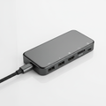 Compact 7-in-1 USB-C hub with multiple ports