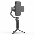 Phone gimbal stabilizer on white background