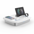 3-in-1 wireless charging station with multiple devices