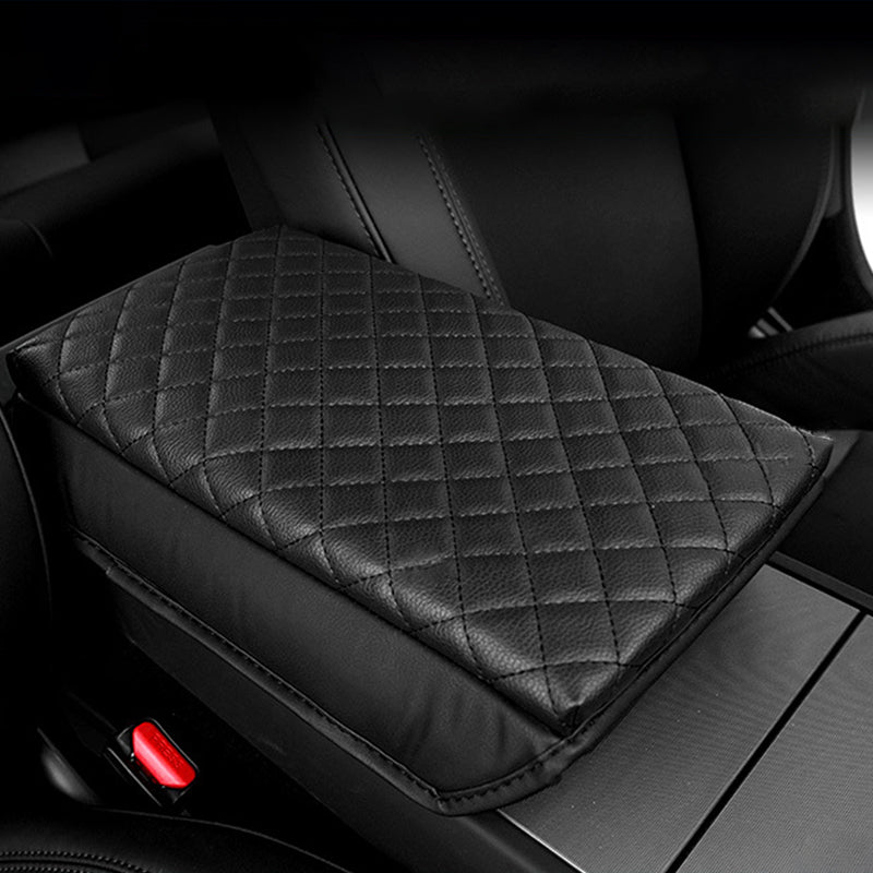 Leather Armrest Cover for Tesla Model 3 Highland / Model Y Juniper