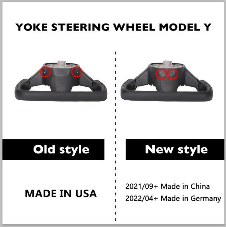 TESERY New Plaid Steering Wheel for Tesla Model 3 / Y