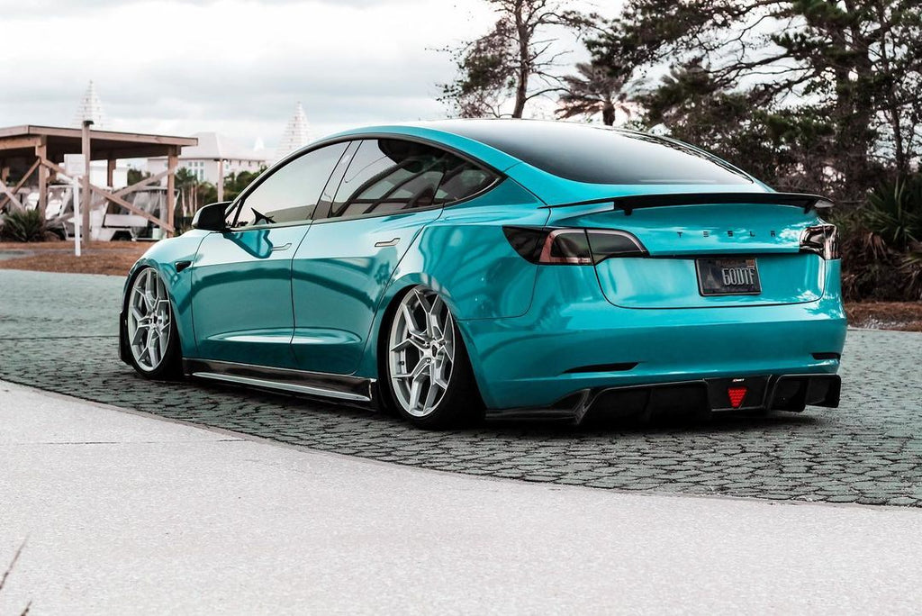 TESERY Tesla Model 3 Carbon Fiber Rear Spoiler Ver.3