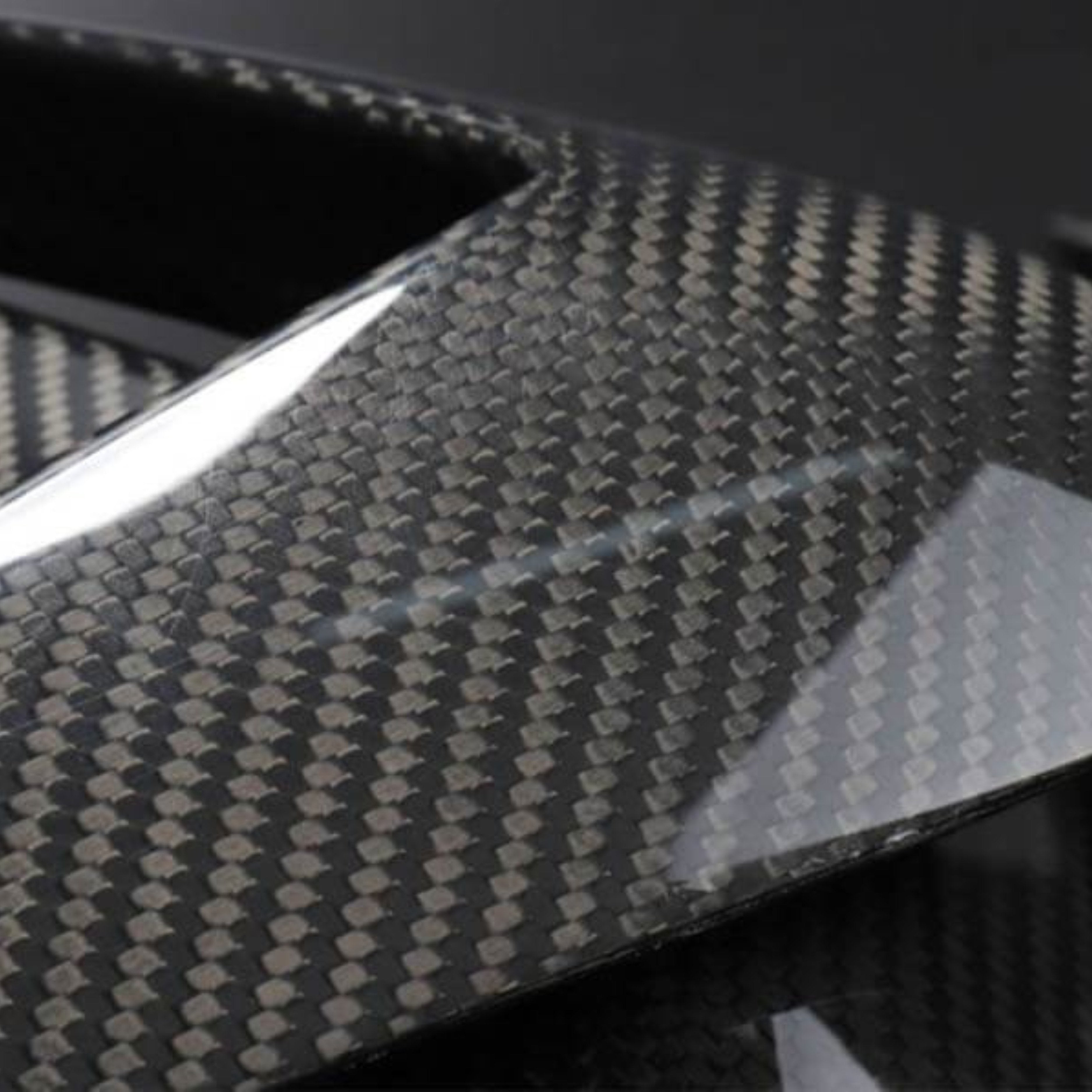 TESERY Tesla Model 3 Fog Light Trim - Carbon Fiber Exterior Mods